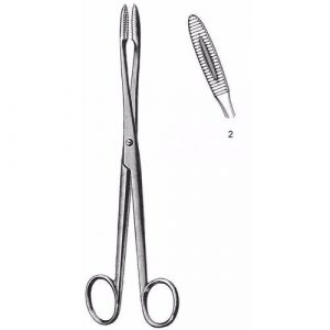 Gross-Maier Dressing Forceps 20.0 cm , Curved  - JFU Industries