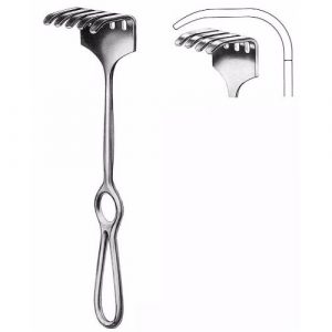 Israel Retractor 25.0 cm , 40 X 40mm, 4 Prongs  - JFU Industries