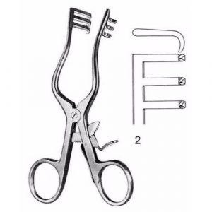 Weitlaner-Wullstein Retractor 13.0 cm , 50mm, Blunt  - JFU Industries