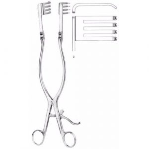 Beckmann-Adson Retractor 31.0 cm , 4 X 4 Teeth, Blunt  - JFU Industries