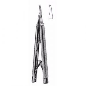 Castroviejo-Barraquer Micro Needle Holders 12.0 cm , Curved  - JFU Industries