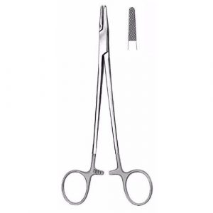 Mayo-Hegar Needle Holder 16.0 cm , Tungsten Carbide TC Jaws, Normal Profile  - JFU Industries