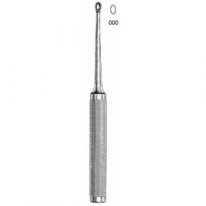 Cobb-Type Oval Cup Curette 27.9 cm , Size 3-0, Straight  - JFU Industries