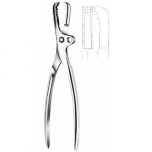 Farabeuf Bone Holding Forceps 23.0 cm , Without Ratchet  - JFU Industries