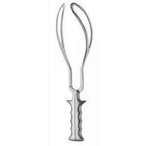 Simpson Braun Obstetrical Forceps 36.0 cm  - JFU Industries