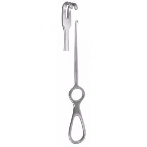 Volkmann Retractor 21.5 cm, Sharp, 4 Prongs  - JFU Industries