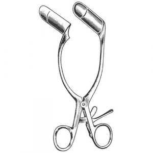 Barr Anal Retractor 20.0 cm Self-Retaining, Blades 7.0cm X 2.2cm  - JFU Industries