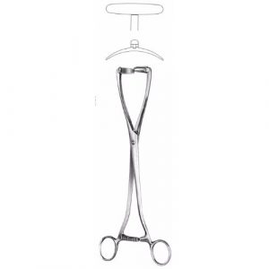 Collin Uterine Elevating Forceps 25.0 cm  - JFU Industries