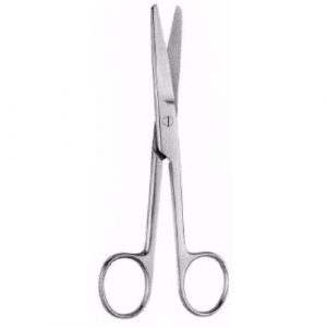 Operating Scissors 14.0 cm ,Curved, Sharp-Blunt  - JFU Industries