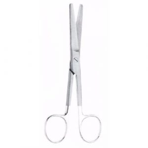 Operating Scissors 15.0 cm ,Curved, Blunt-Blunt , Tungsten Carbide  - JFU Industries