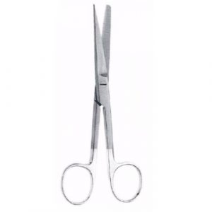 Operating Scissors 11.0 cm ,Straight, Sharp-Blunt , Tungsten Carbide  - JFU Industries