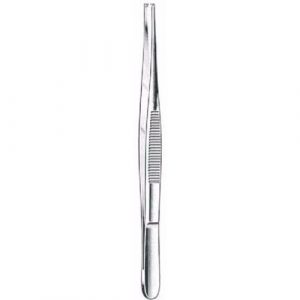 Standard Tissue Forceps 16 cm ,1 X 2 Teeth, Fine  - JFU Industries