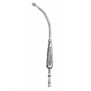 Yankauer Suction Tube 27 cm Complete ,Chrome Plated,  - JFU Industries