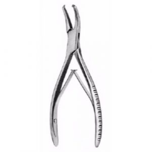 Cleveland Bone Cutting Forceps 16 cm ,Curved  - JFU Industries