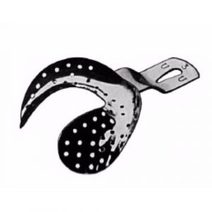 Impression Tray Inf U ,Uu, Edentulous Lower Jaws, Perforated, Fig. 3  - JFU Industries