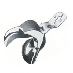 Impression Tray Inf P ,Pu, Partially Toothed Lower Jaws, Unperforated, Fig. 1  - JFU Industries