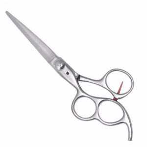 Three Rings, Adjustable Screw, Finger Rest, Razor Edge Barber Shear  - JFU Industries