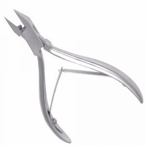 Double Spring 13 cm Nail Cutter, Plain Handle, Fine Point  - JFU Industries