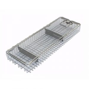 Welded Endoscopic Mesh Basket with Lid 640 x 150 x 77 mm  - JFU Industries